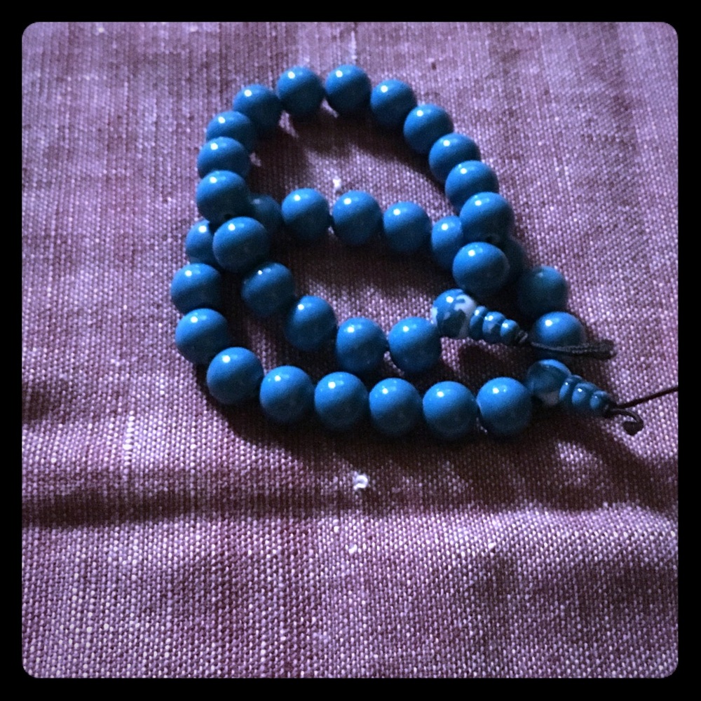 COPY - 2/20$🔴SALEPURCHASE BLUE BEEDED BRACELETS